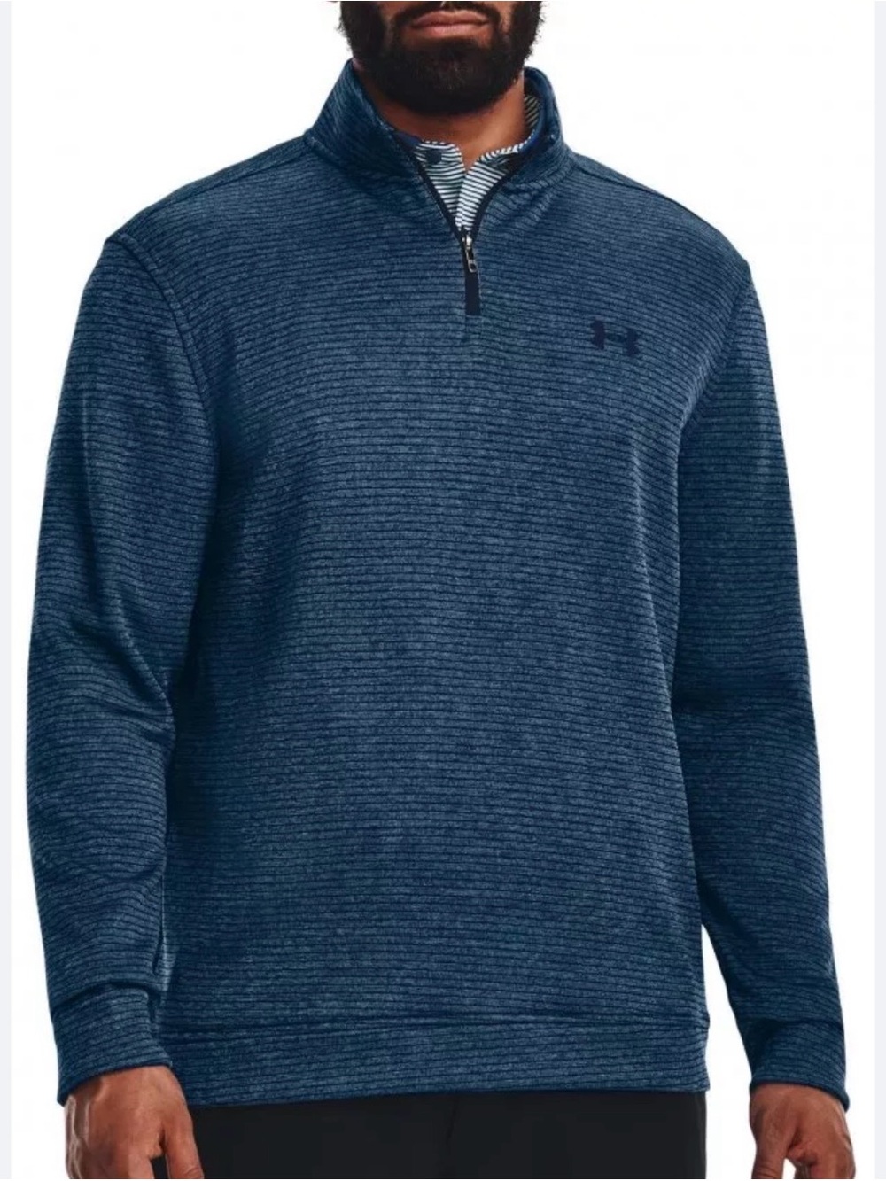 Under Armour Men's UA Storm SweaterFleece Quarter-Zip Midnight Navy Med